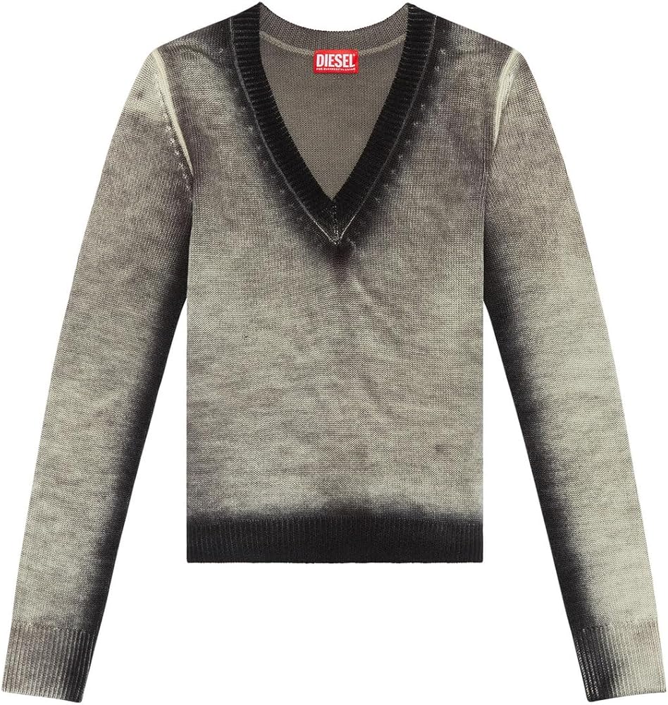 Amazon | [Diesel] (ディーゼル) レディース 長袖ニット Vネック